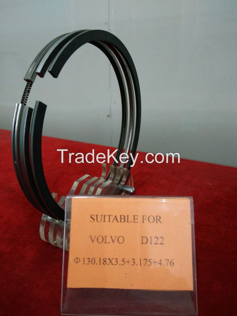 Piston rings for engineering vehicles, cars, trucks, vans and other vehicles