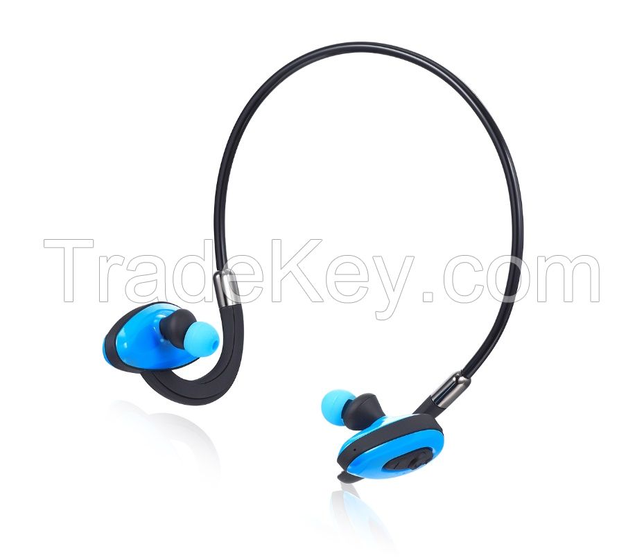 Waterproof Bluetooth Headset with 8GB memory music player