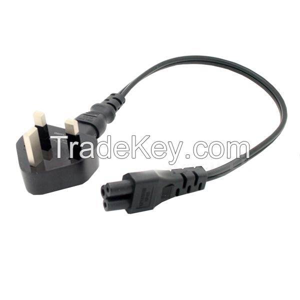 ODM OEM UK extension cord 3 pin home appliance power cable