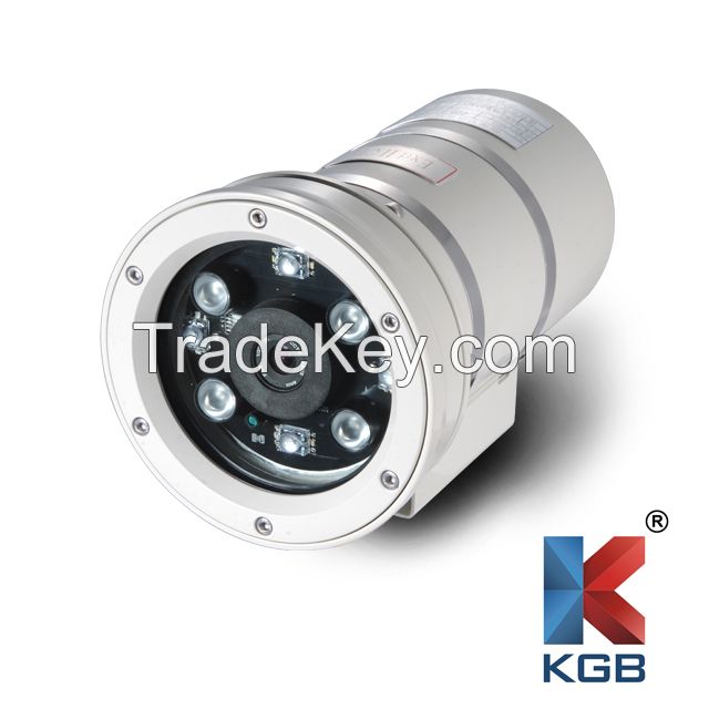 Explosion Proof IR Fixed Camera llC  30m 700 TVL Stainless Steel  (dot matrix)