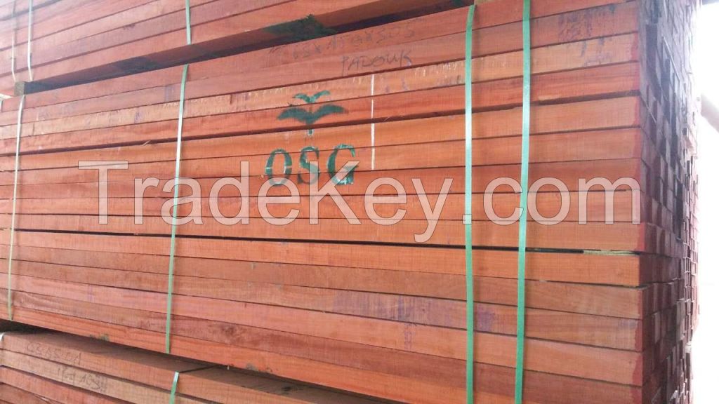 SELL African Wood Padouk FAS Sawn Timber Original Gabon From OSG