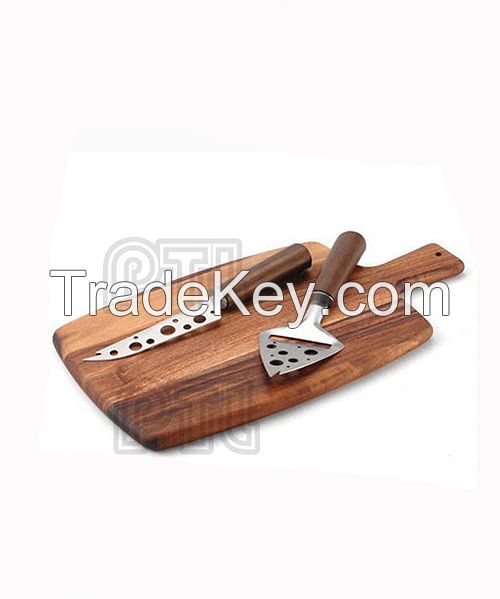 deluxe acacia cheese chopping board 