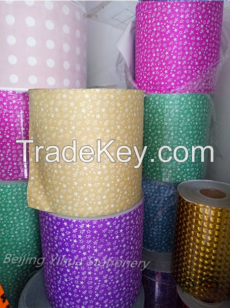 2017 popular differenet colors glitter paper for gift wrapping