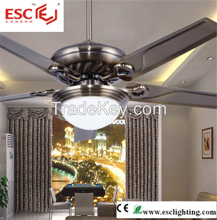 new desigend modern ceiling fan with led light simple style