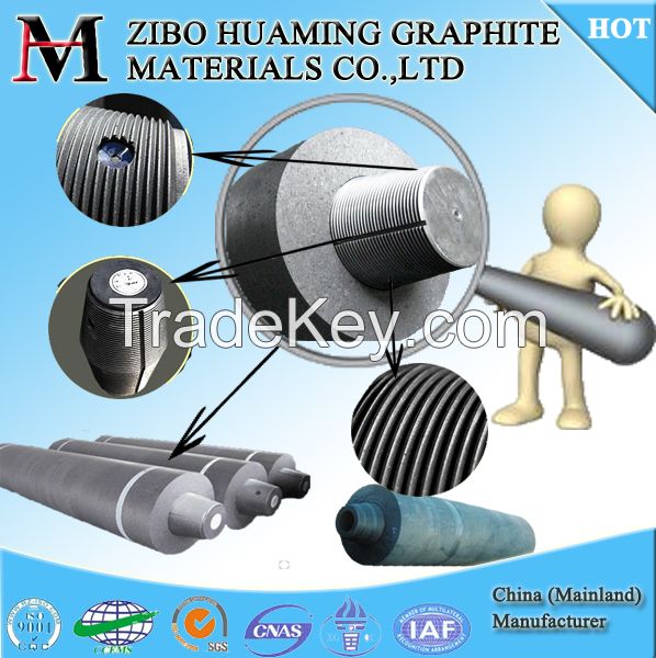 RP HP UHP  graphite electrode and nipple used in EAF and LF