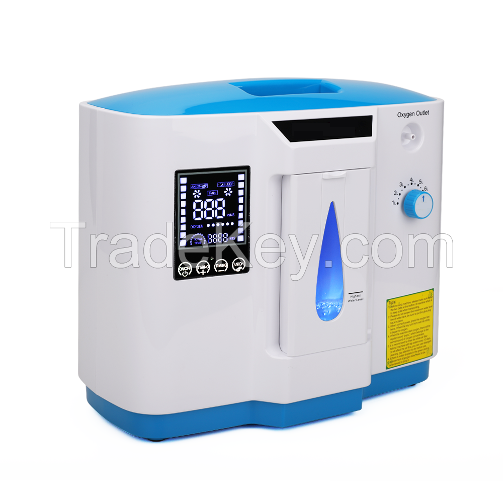 Portable infrared remote control home health care oxygen concentrator 