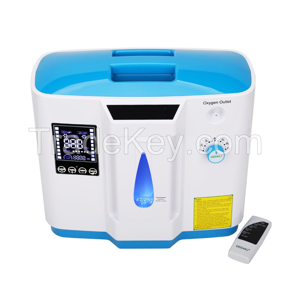 Portable infrared remote control home health care oxygen concentrator 