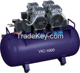 Dental oil free air compressor