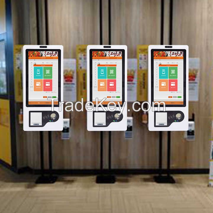 32 Inch Restaurant Ordering Machine Self-service Self Service Printing Checkout Self Ordering Kiosk