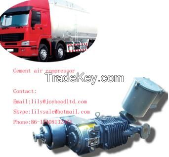 10 cbm Dry Bulk Cement Semi Trailer compressor