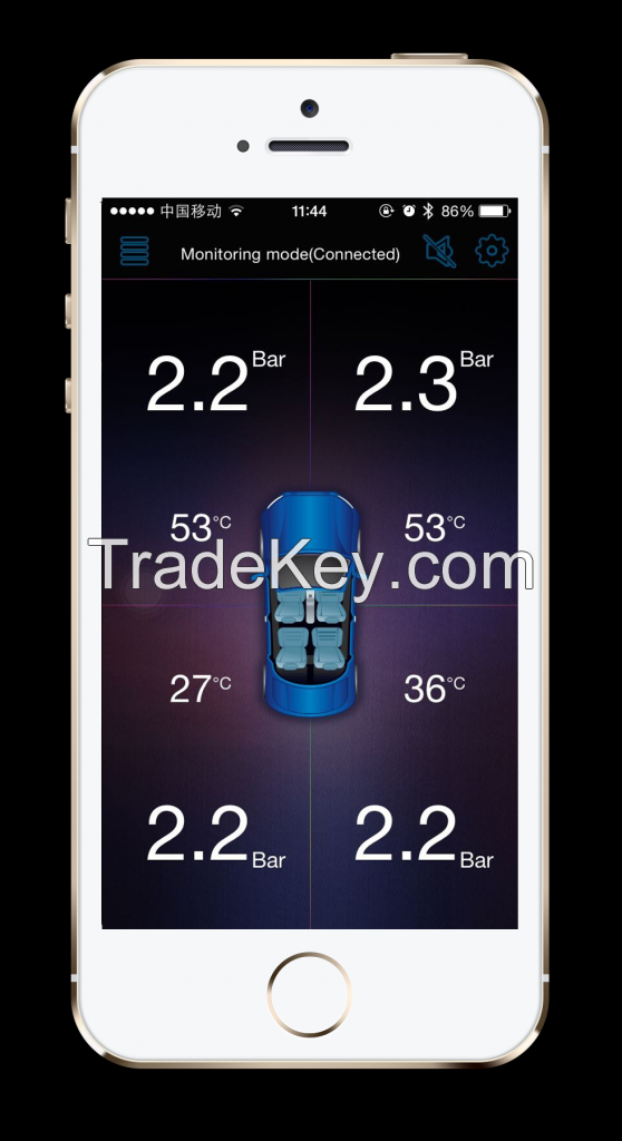 Solar charge external TPMS