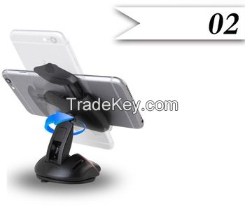 Universal mouse like one touch mobile phone car holder