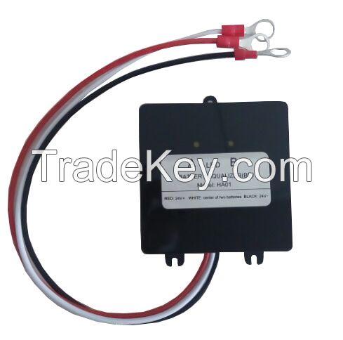 The battery extender battery tester for 12V batteries connected in series