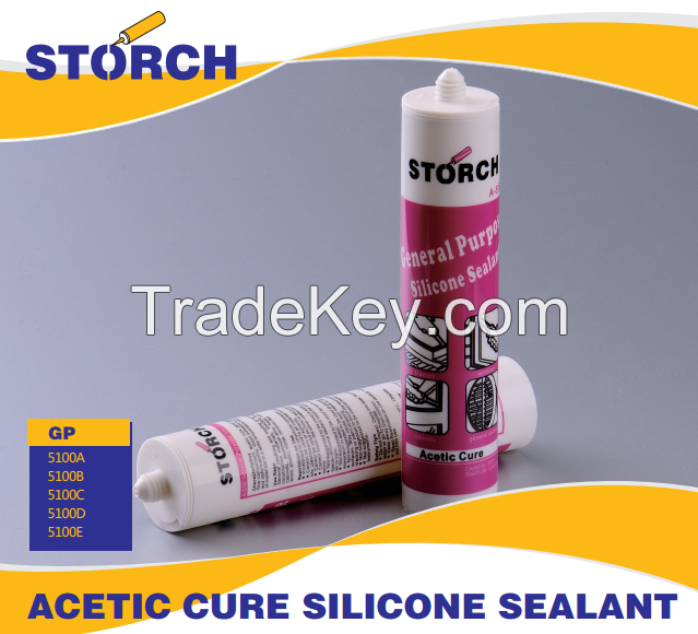 Multi-purpose Acetic Silicone selant