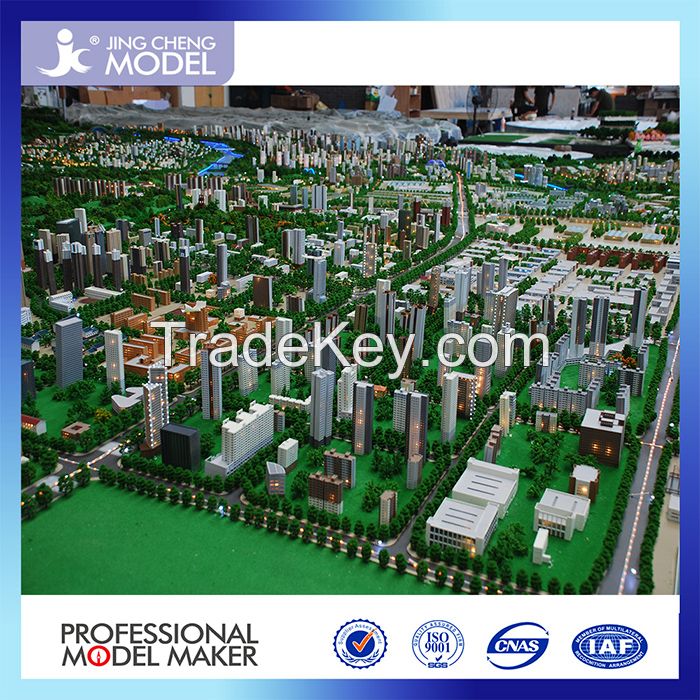 City planning architectural building model for goverment