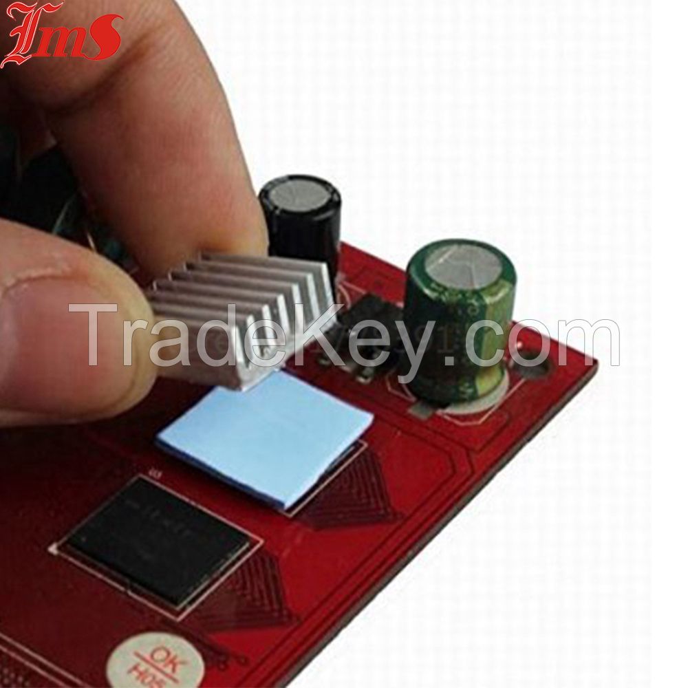 Silicone rubber electric heating cooling thermal conductive insulation pad