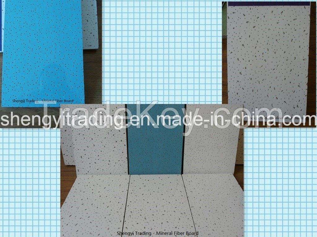 Suspended Ceiling Mineral Fiber Board/Mineral Fiber Ceiling Board