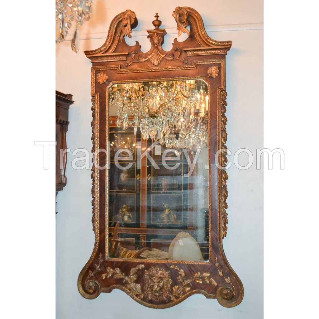 18th Century English Chippendale Looking Glass