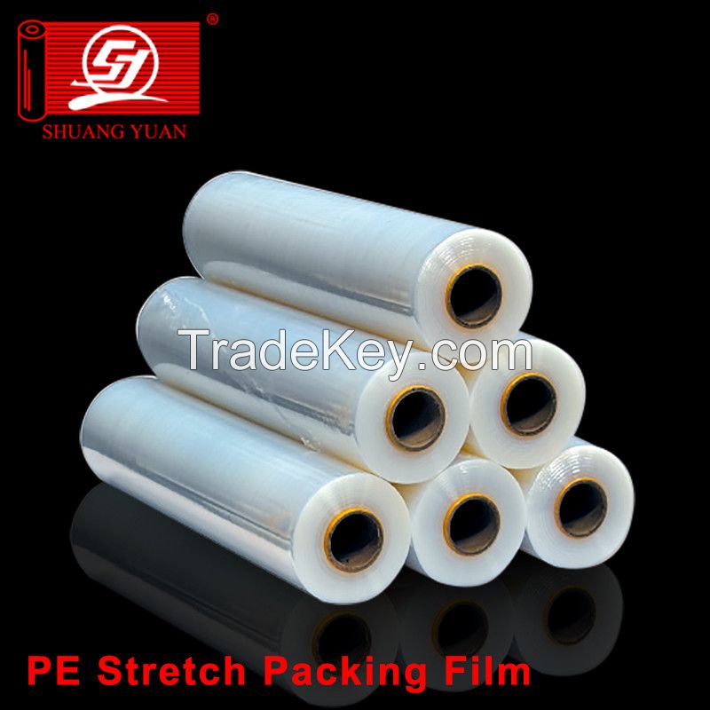 Transparent PVC Packaging Stretch Film with Exxonmobil Material