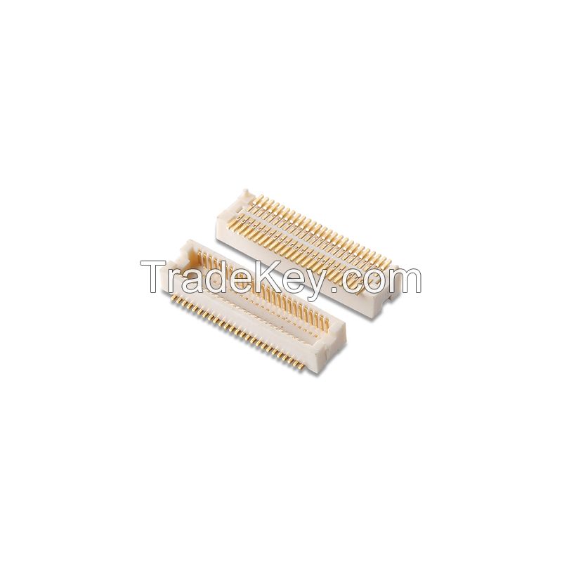 0.8mm pitch male board to board connector, side entry