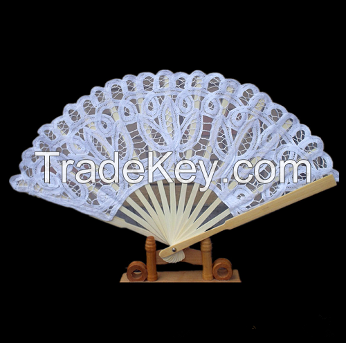 Lavishing Western Style Lace Wedding Fan 