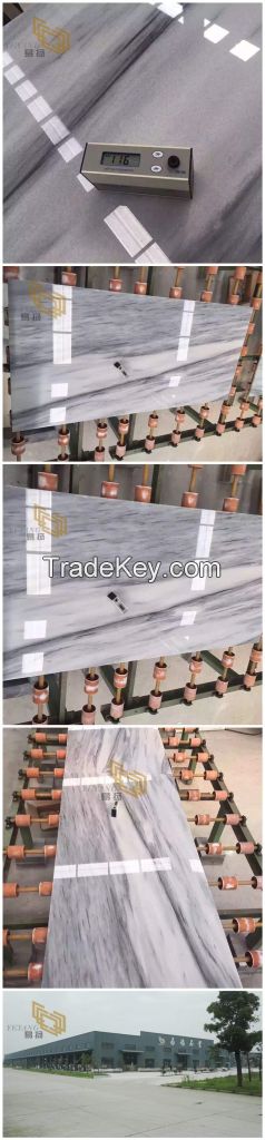 High Polished White &amp; Black Jade Marble for Bathroom Design (YQW-MS080205ï¼�