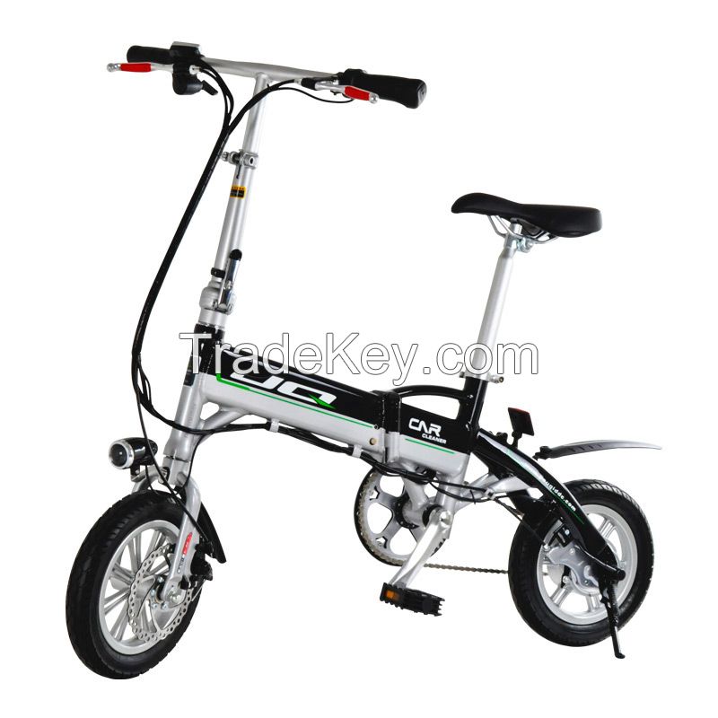 JQ 12inch Folding Electric bike Aluminium Alloy Electric Aided-Bicycle