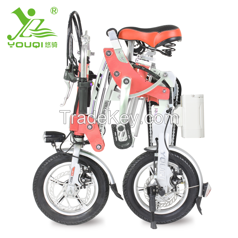 JQ Folding Electric bike, Unique Folding Electric Bicycle