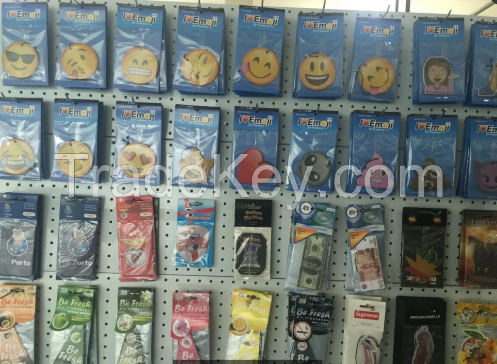 OEM hanging funny emoji smiley face car air freshener