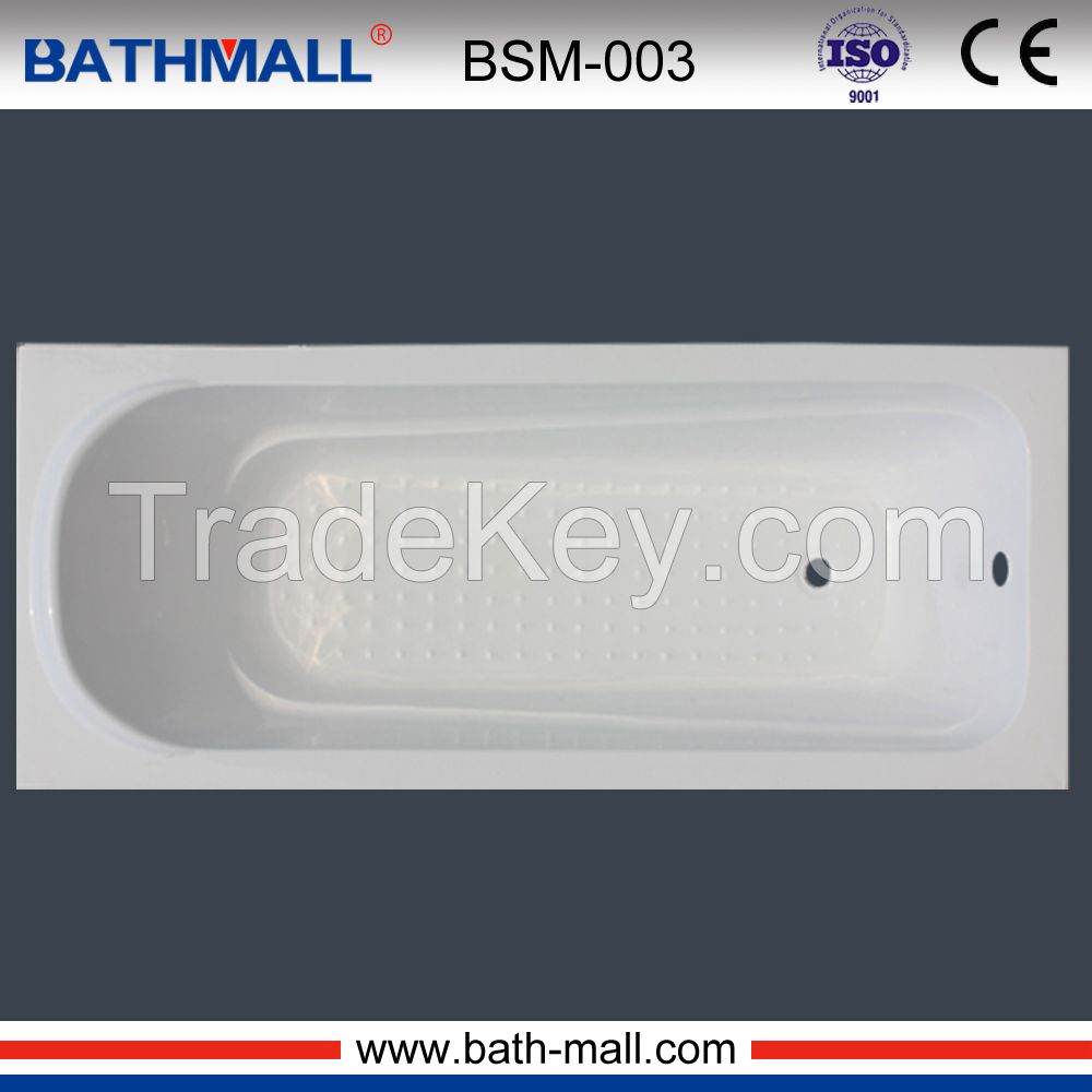 Cheap popular built in plastic bathtub for bathing