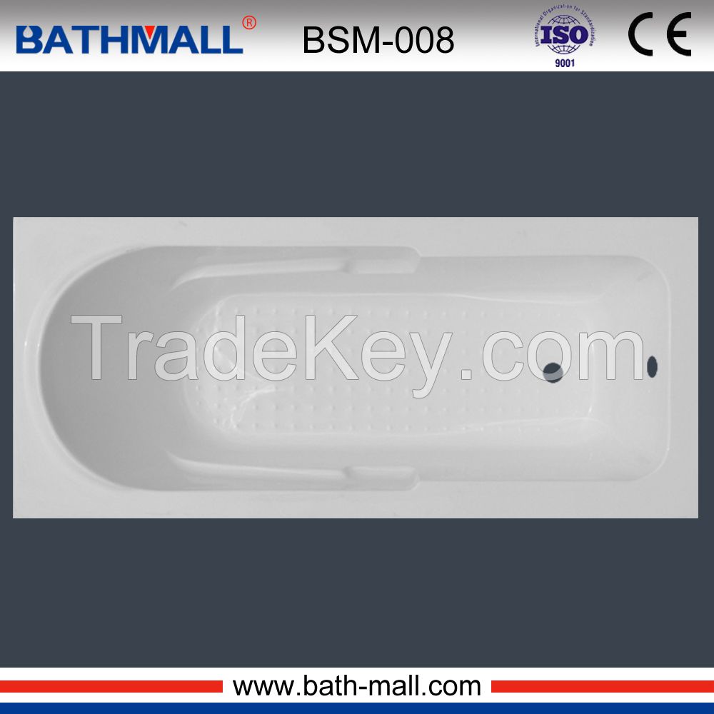 High quality white bathtub tub with customized service