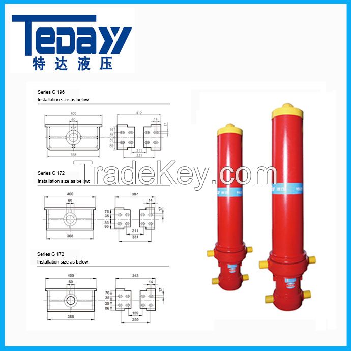 Dump Truck Hydraulic Cylinder for China Leader Supplier