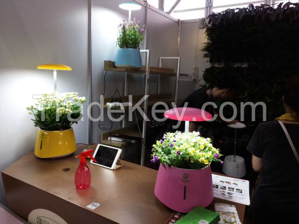 indoor herbs grow smart lights system