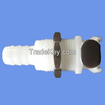 3/8&quot; POM/EPDM Plastic Quick coupling/coupler-Panel mounting BLD1606PH female