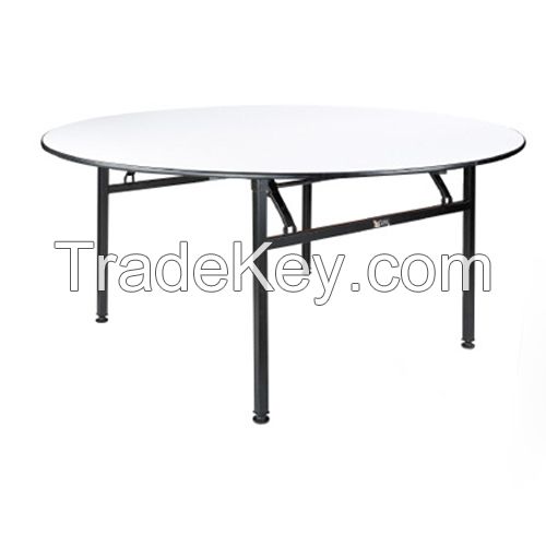 Metal Folding Restaurant and Banquet Round Table