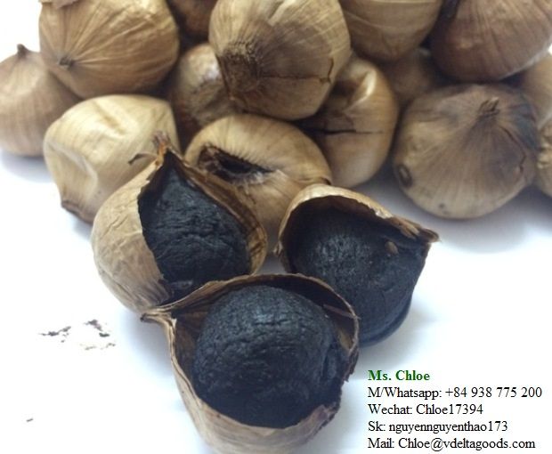 Fermented garlic Vietnam/ Single clove black garlic