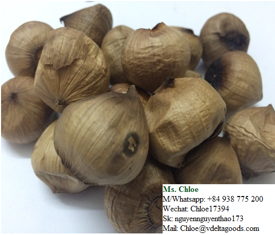 Fermented garlic Vietnam/ Single clove black garlic