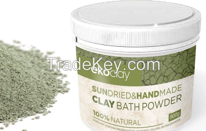 CLAY BATH POWDER FOR DETOX AND PEDICURE