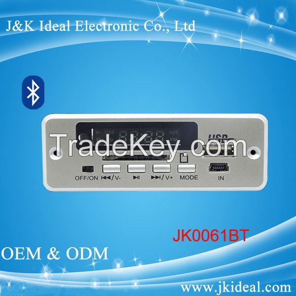 Bluetooth digital line in usb fm mp3 player decoder circuit board