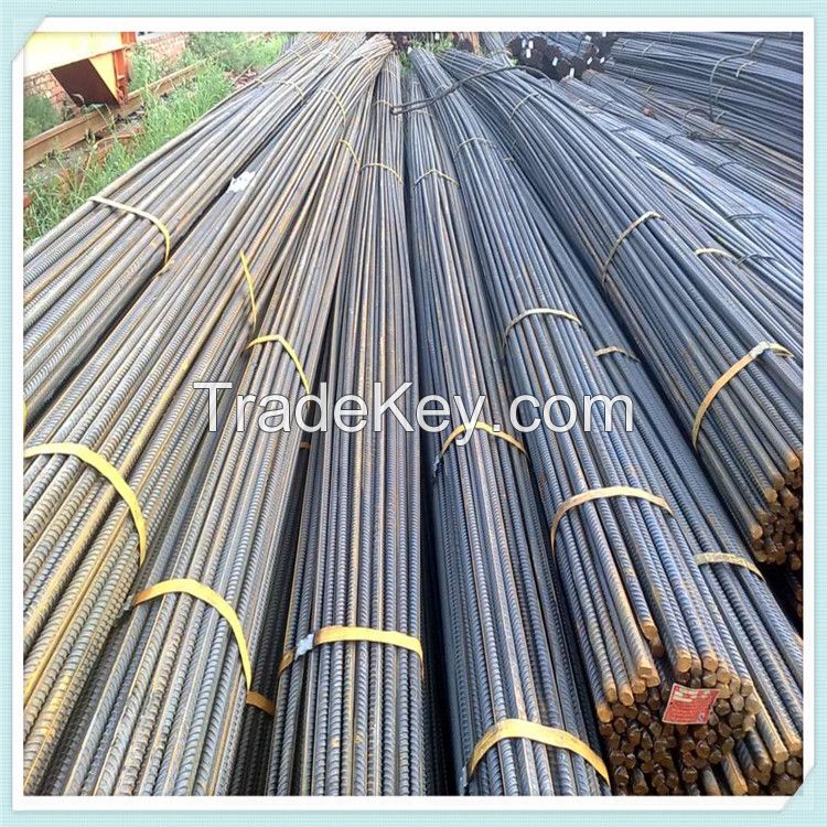 8mm 10mm 12mm ~ 50mm deformed steel bar/deformed rebar/ mild steel bar price from manufacturer