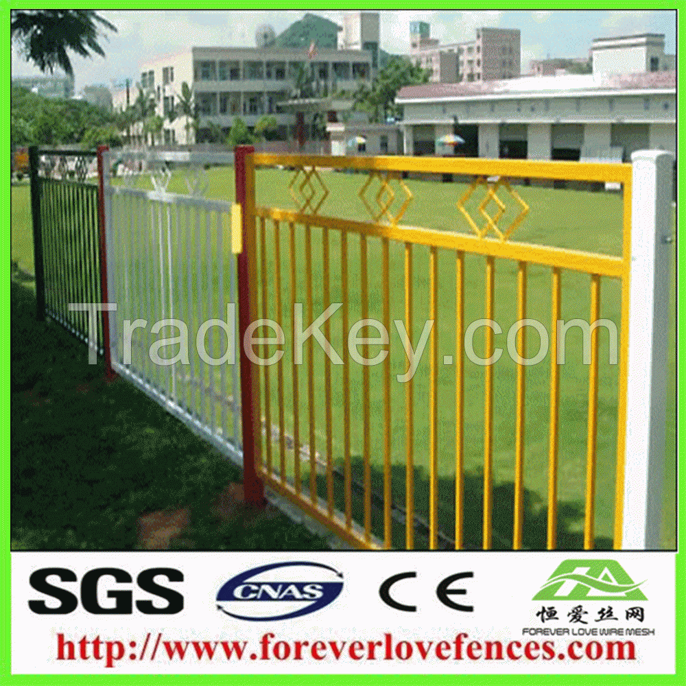 hot dipped galvanized construction site welded wite feet temporary fence