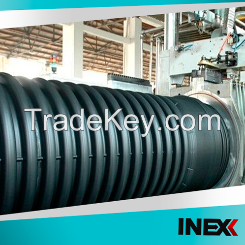 Double-layer corrugated pipes