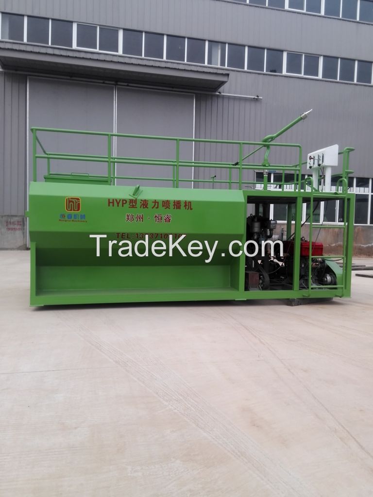 Hydraulic hydroseeder