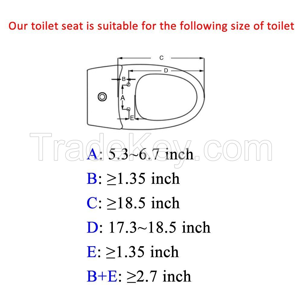 Minixi Self lifting toilet seat, non electic, Auto-Lifting Toilet Seat, Self-Raising Toilet Seat, Self Moving Up