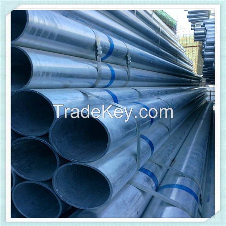 Hot sell galvanized steel pipe Q345 from TangShan