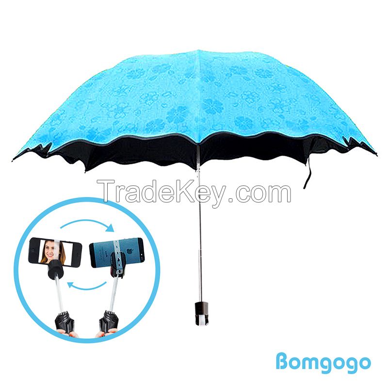 Bomgogo Anti-UV Lightweight Foldable SELFIE Umbrella Parasol