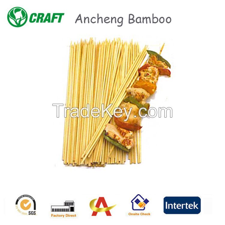 Disposable natural bbq bamboo skewer