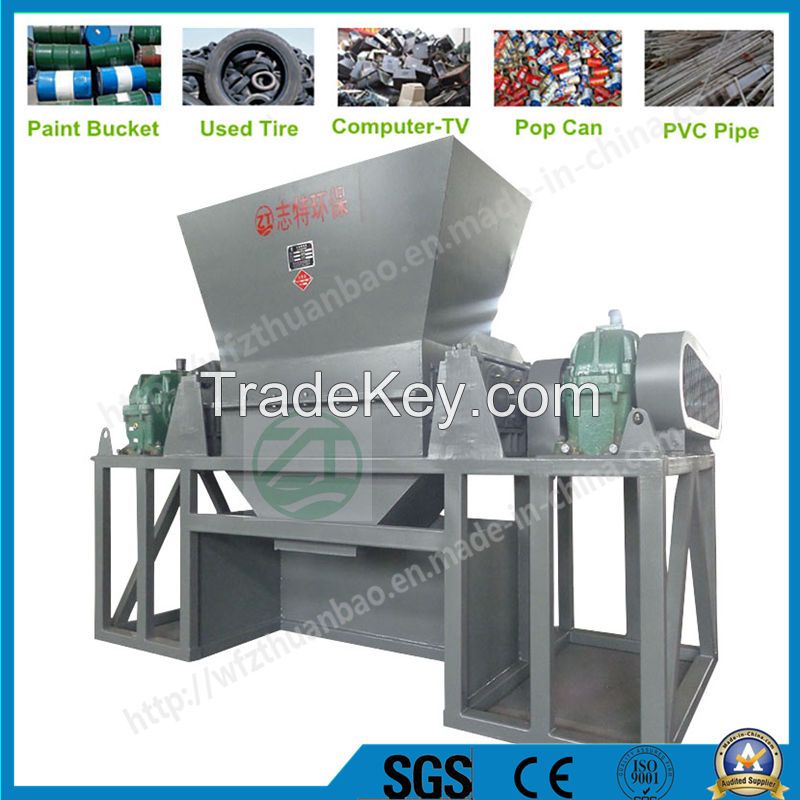 shredder crusher for plastic/tire/wood/foam/kitchen waste/animal bone/municipal waste/living garbage/scrap metal