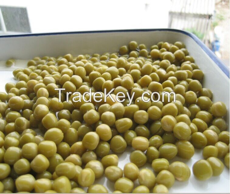 canned green peas