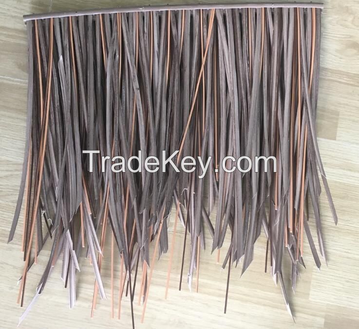 OEM100% UV protection synthetic thatch roof tile